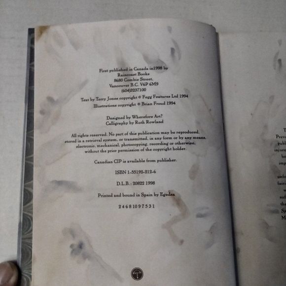 Lady Cottington's Pressed Fairy Journal Hardcover Book Raincoast Books 1998 - Picture 5 of 10